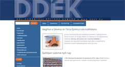 Desktop Screenshot of ddek.hu